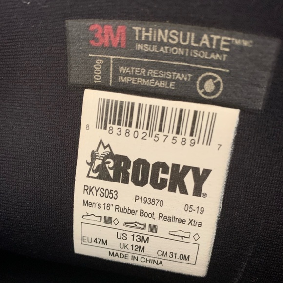 Rocky Core Neoprene Waterproof 1000G Insulated Outdoor Boot - Picture 4 of 4